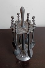 Etain Ancien porte Cuillères