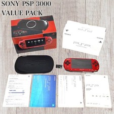 Sony PSP 3000 rouge noir