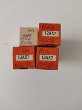 Lot de 4 lampes tubes ECC83