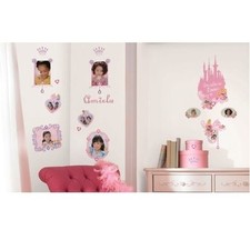 Disney Princess Photo Frame Kit Peel and Stick Decals