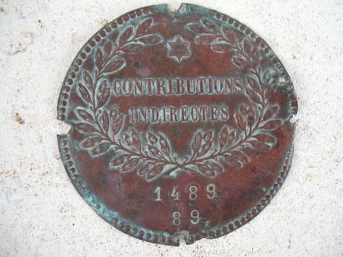 Plaque fiscale ancienne yonne - ancienne,