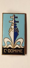 Insigne Marine. Aviso dragueur Commandant Domine. Augis dos grenu.