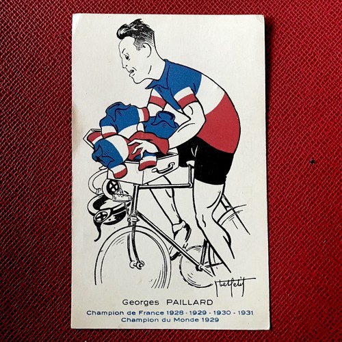 Carte postale cyclisme georges - postale,