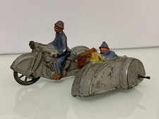 Jouet Ancien Soldat en Plombs SR Rivollet Simon Side Car Harvey Davidson WWI