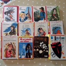 lot de 12 livres Rouge & Or Et Collection Spirale Hachette Mixe Lot Ancien 