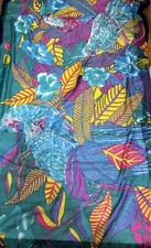 * PAREO ou SARONG * VOILE COTON INDIEN * MOTIFS TROPICAUX 