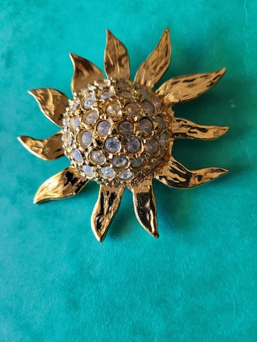 Broche soleil yves saint - broche,