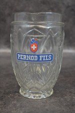 ANCIEN BROC / PICHET EN VERRE PERNOD FILS TRES BON ETAT REF AP177