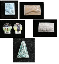 COLLECTION DE 6 FEVES RARES