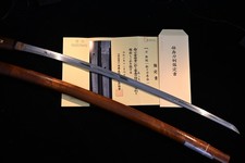 Katana épée ancienne japonaise Mumei Shinshinto Jumyo Edo shirasaya NBTHK...