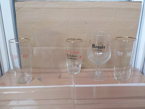 Verre ancien biere - verre,