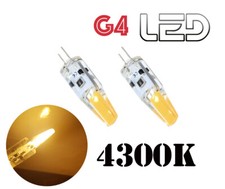 2 ampoules G4 360°  LED 4300K éclairage Camping car Caravane Pilote Burstner 
