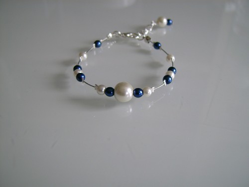 Bracelet bleu - bracelet,
