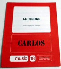 Partition vintage sheet music