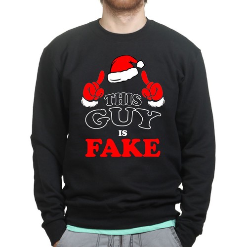 Fake santa funny - fake,
