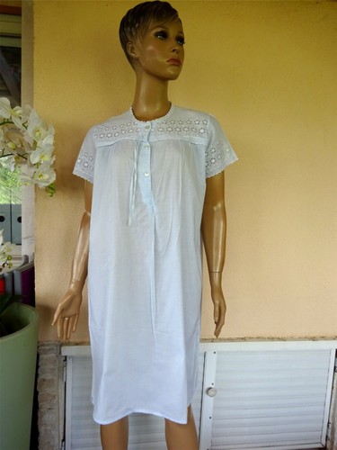 Chemise nuit brodee et - de,
