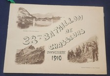 Album 28e bataillon de chasseurs Alpins  Novembre 1910