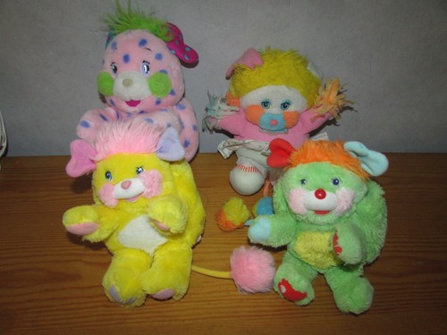Peluche vintage popples lot - vintage,