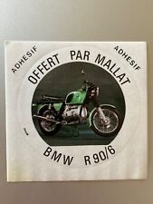 Autocollant sticker vintage moto BMW R90/6 adhésif Mallat 