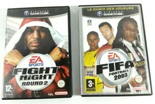 Lot Of 2 Games Gamecube French Version Fifa 2003 And Fight Night Round 2