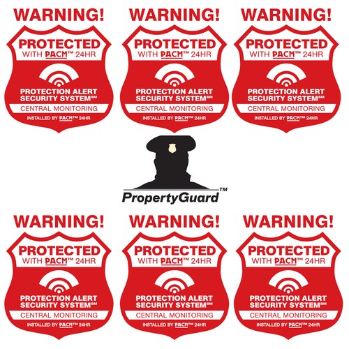 Security warning home alarm - security,