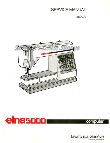 Elna 5000 club - 5000/, service/
