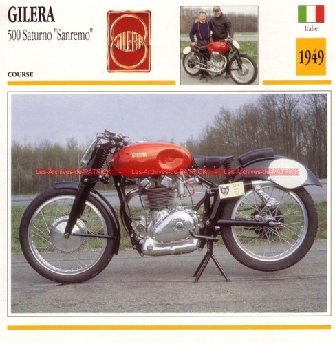 Gilera 500 saturno sanremo - gilera,