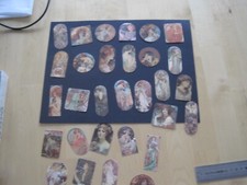 Scrapbooking 30 Autocollants De décoration forme femmes art deco