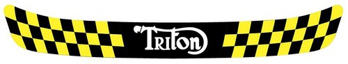 Sticker visor sunstrip moto - visor,