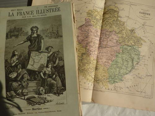France illustrée malte brun - illustrée,