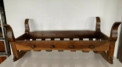 Berceau bascule noyer - bascule, en