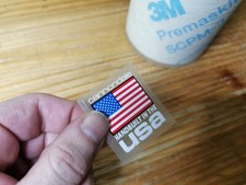 Autocollant autocollant à cadre blanc Cannondale Handbuilt USA autocollant vi...