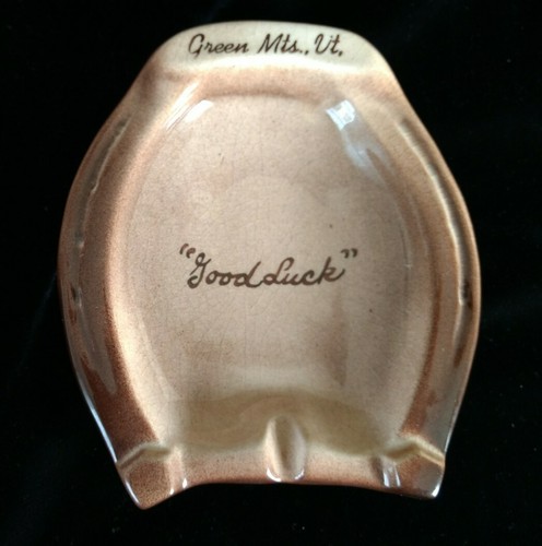 Vtg Ceramic "Good Luck"