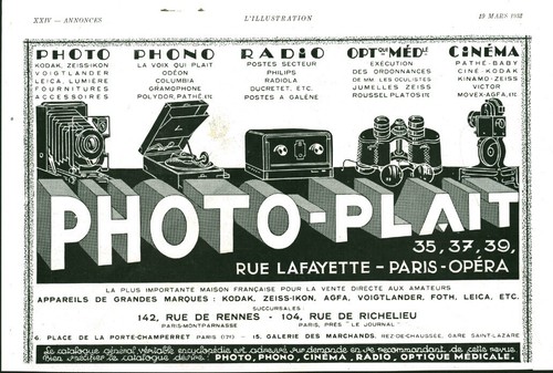 Publicité ancienne