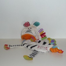 Doudou zèbre label - doudou,