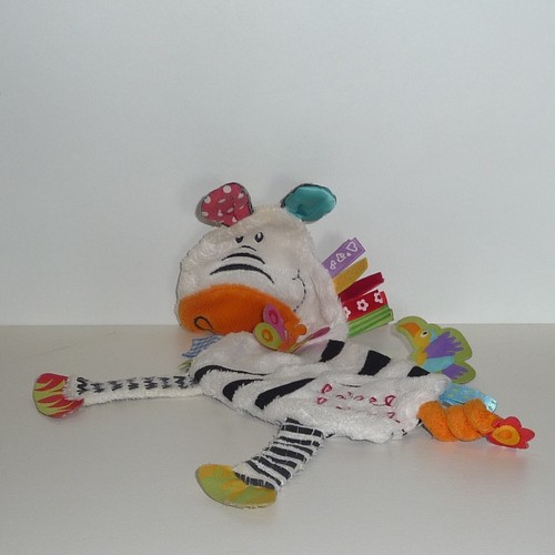 Doudou zèbre label - label,