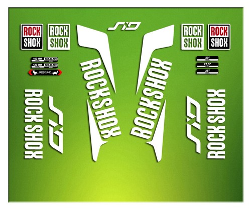 Autocollants fourche rock - autocollants,