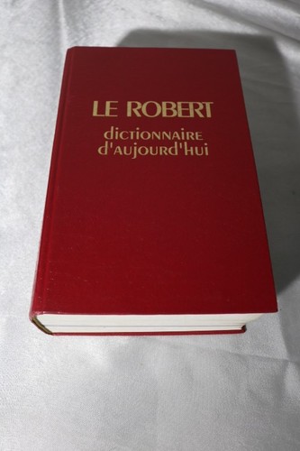 Dictionnaire robert - dictionnaire,