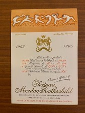 Etiquette Château Mouton