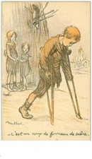 ILLUSTRATEURS.n°771.POULBOT.C'EST UN COUP DE FOURREAU DE SABRE