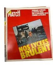 ANCIEN PARIS MATCH REVUE MAGASINE 1973 NOS LYCÉES BRÛLENT