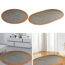 Tapis tissé à la main en corde de coton pour zones à fort trafic.