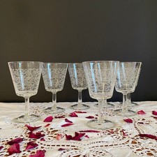 6 grands verres à pied