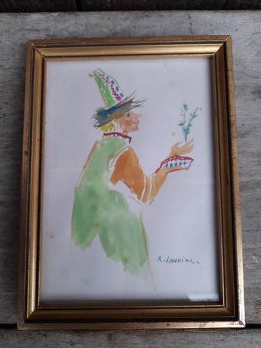 Aquarelle rostilas loukine - aquarelle,