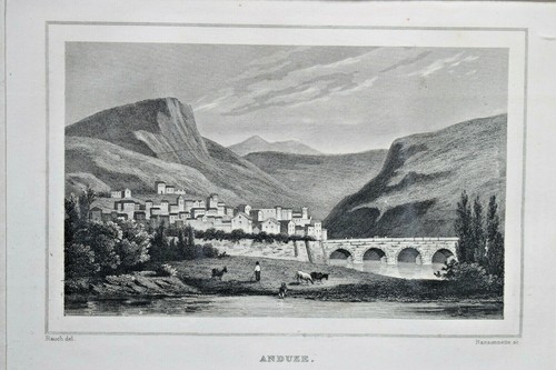 Anduze gard gravure - gard,