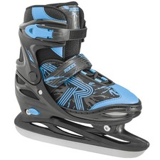 Roces Jokey Ice 3.0 Patins À Glace Pour Enfants Avec Croissance Noir/Bleu