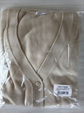 Long gilet femme beige