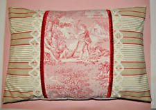 Housse Coussin rectangulaire style "chaby chic" 57 X 39 CM fait main n°2