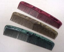 Lot de 3 grands peignes à cheveux vintage