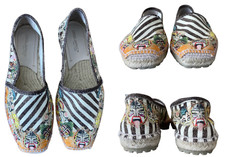 DSQUARED2 Cadavres D'Animaux Yakuza Iconic Espadrilles Chaussures Slippers 41